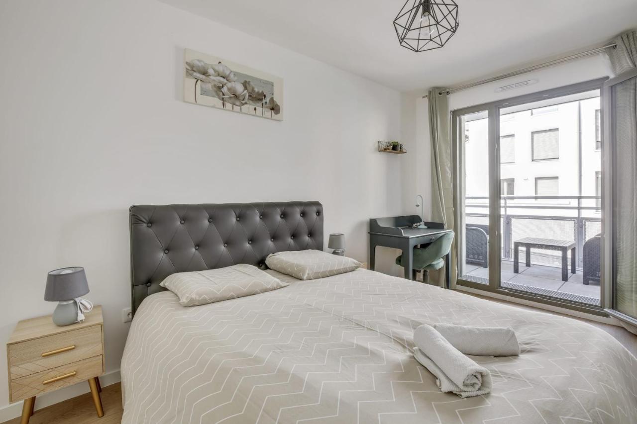 Superbe Appartement Avec Balcon Et Parking Proche Paris Saint-Denis  Exterior foto