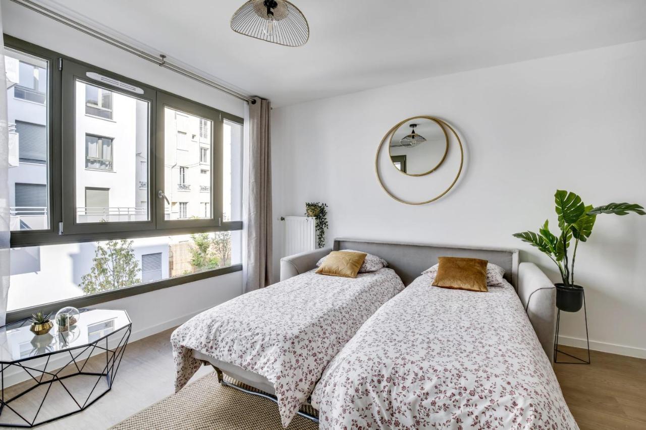 Superbe Appartement Avec Balcon Et Parking Proche Paris Saint-Denis  Exterior foto